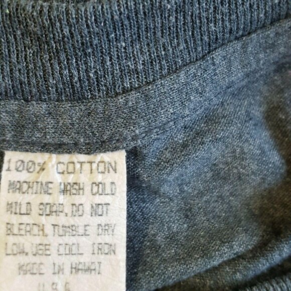 Surf Gear Hawaii Men's Vintage Early 2000 Gray T-shirt USA XL - Picture 7 of 8